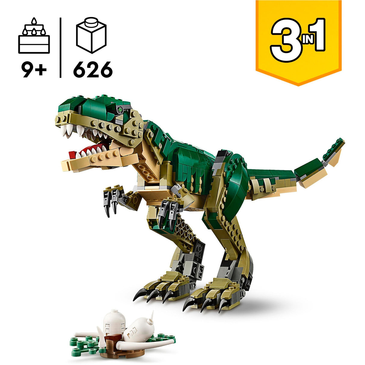 Lego Creator 3in1 t. Rex, Dinosaurier 31151
