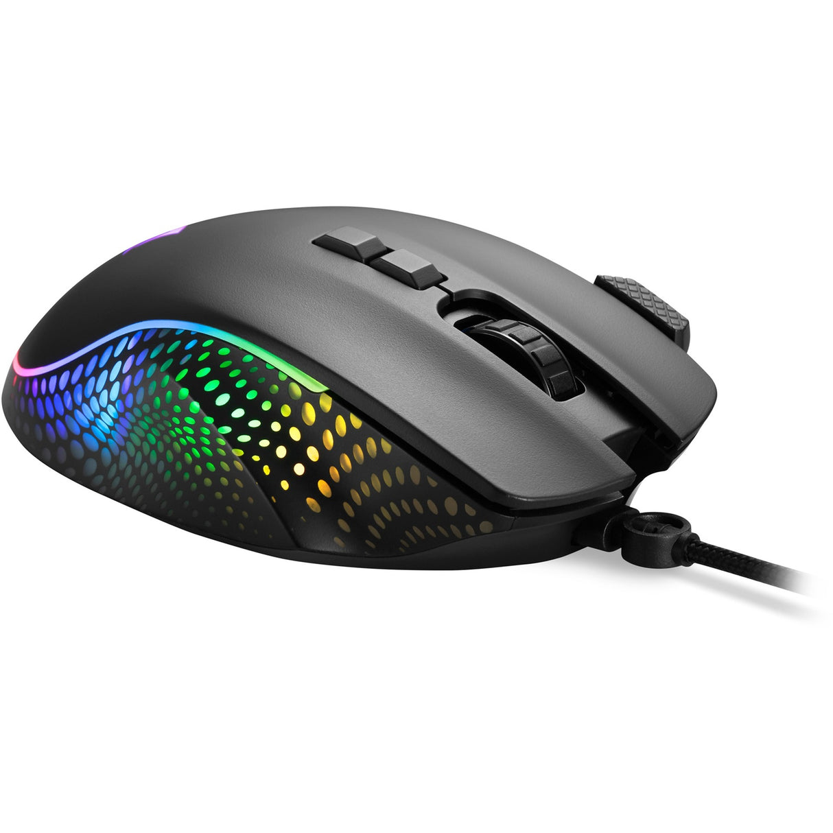 Sharkoon Shark Force III Gaming-Maus (schwarz, 400 – 12.800 dpi, RGB-LEDs)