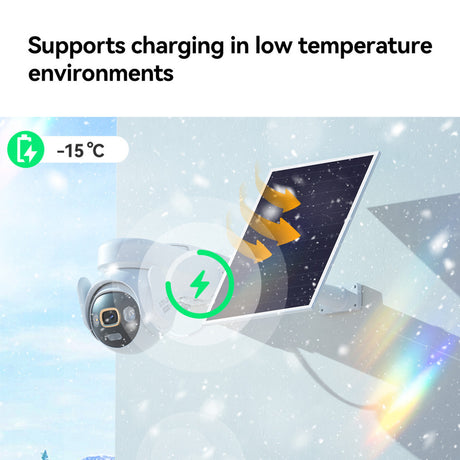 Imou Aov PT 4K Kit (WiFi+4G) SIM-Karte SD-Überwachungskamera (weiß, 8 MP, WiFi 6, 4G LTE, Solarpanel, KI-Erkennung)