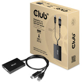 Club 3D DisplayPort auf Dual Link DVI-D HDCP Off Version Aktiver Adapter für Apple Cinema Displays (Schwarz)