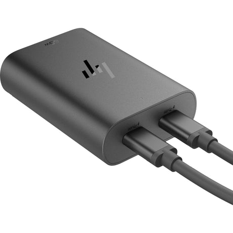 HP 65 W Gan USB-C Laptop-Ladegerät (schwarz, 2x USB-C)