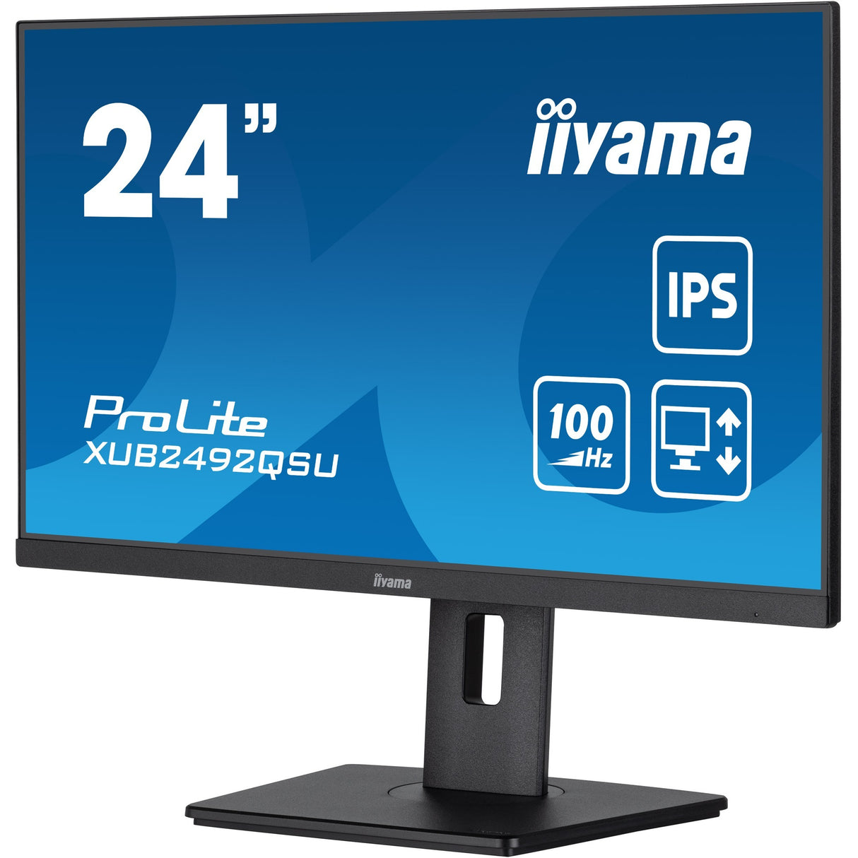 Iiyama prolite xub2492qsu-b1 23,8 Monitor (schwarz (matt), HDMI, Display Port, 3x USB-A, USB-C)