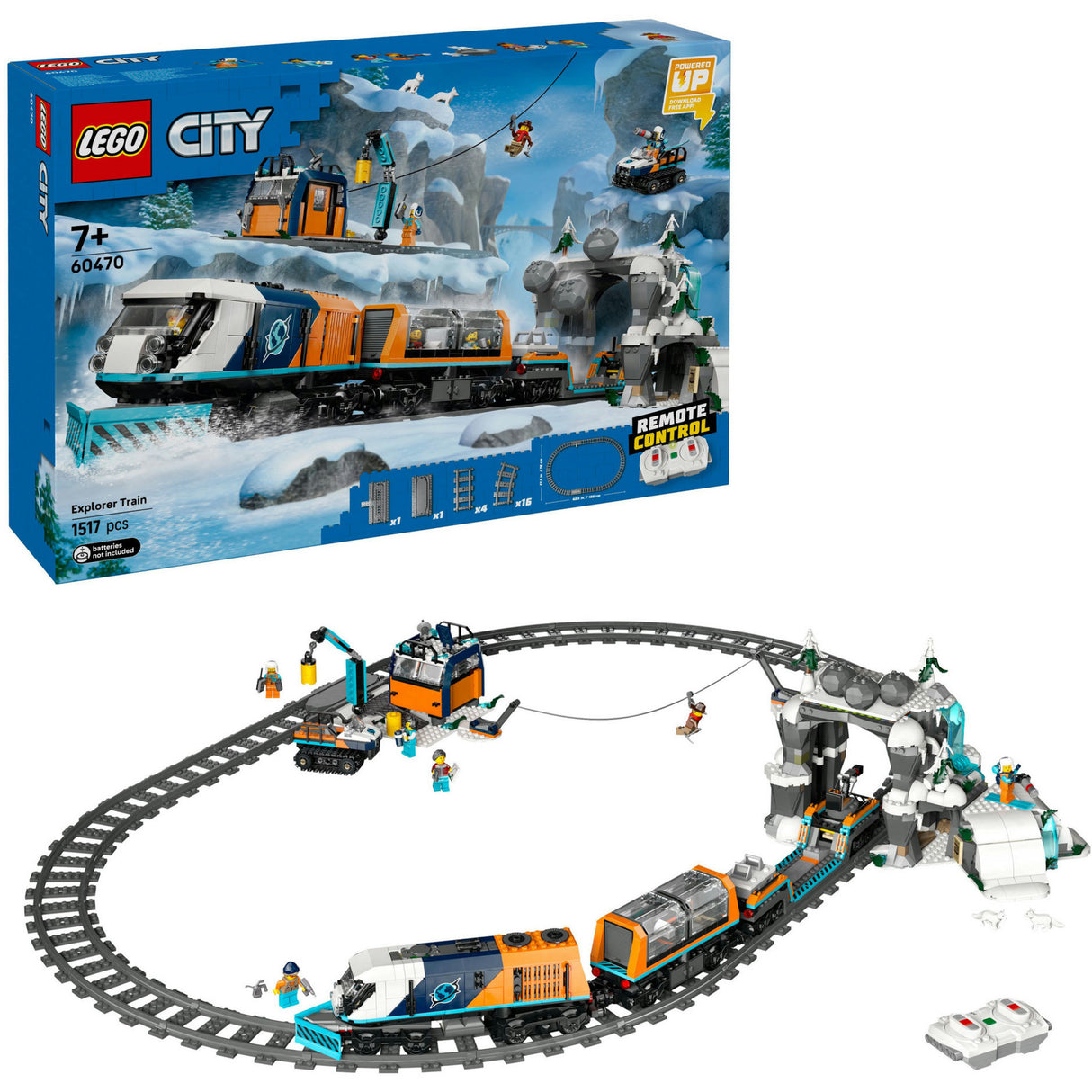 Lego 60470 City Trains Forschungszug am Nordpol