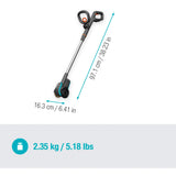 Gardena EasyWeed Battery-Quadrat-Bürste 1800 18V P4A Solo