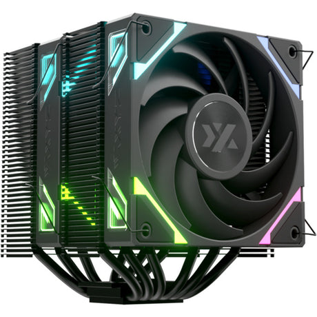Xyz PC Gear Thermax 6 Duo RGB CPU-Kühler (Schwarz, ARGB, PWM)