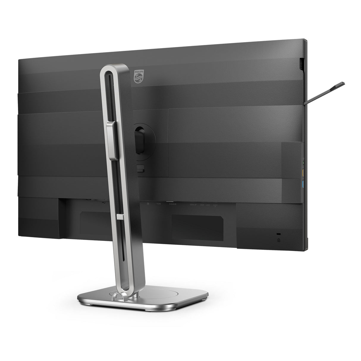 Philips 27b2g5200 27 monitor (zilver zwart, vga, hdmi, displayport, usb, audio, 100 hz)