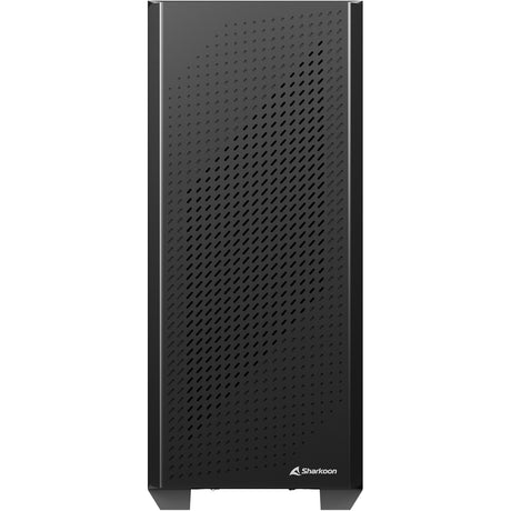 Sharkoon vs9 RGB schwarzes Midi-Tower-Gehäuse (schwarz | 2x USB-A | 1x USB-C | RGB | gehärtetes Glas)
