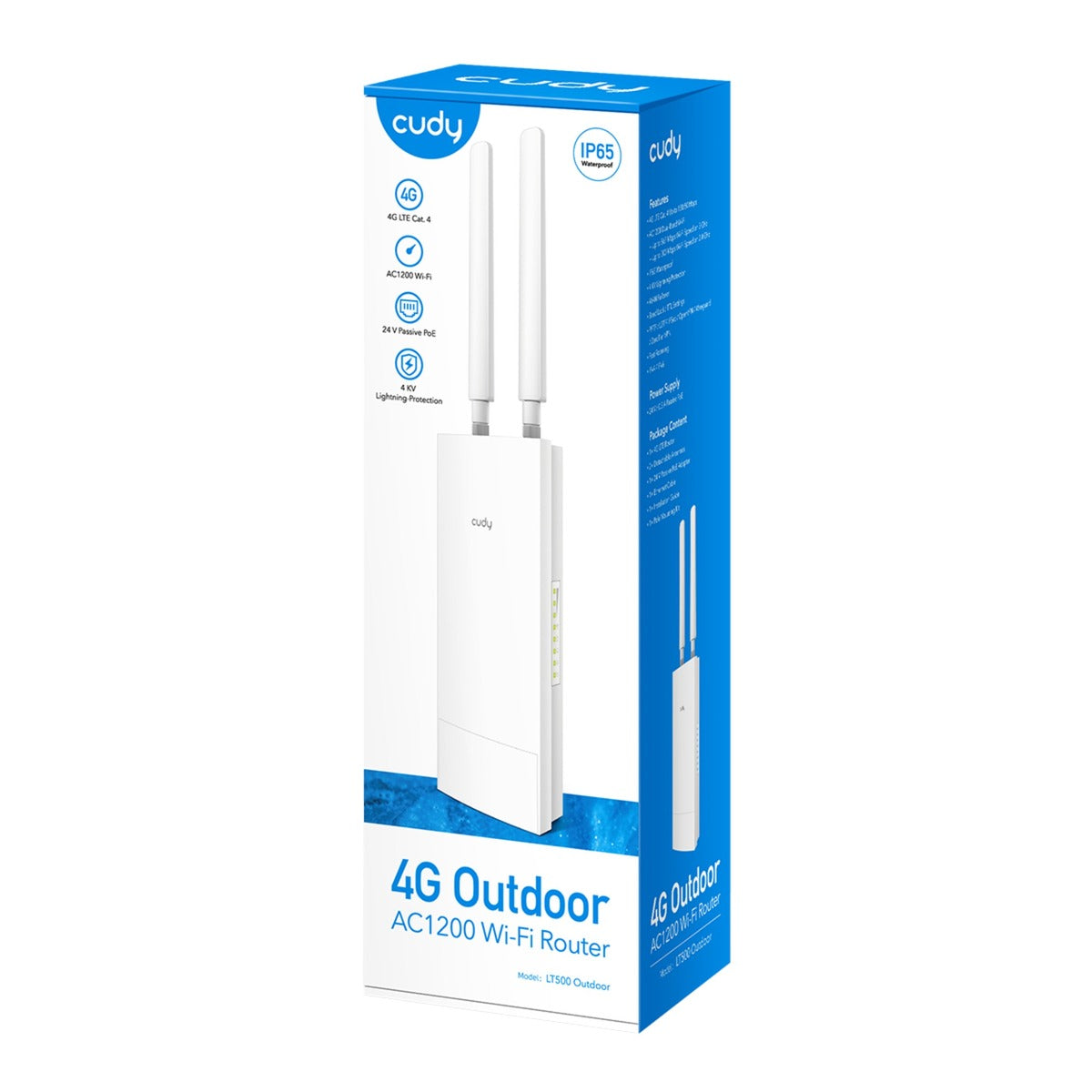 Cudy Indoor Outdoor 4G AC1200 WLAN-Router (weiß)