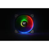 Thermaltake riing quad 14 rgb radiator fan tt premium edition single fan pack case fan (zwart, 140 x 140 x 25 mm)