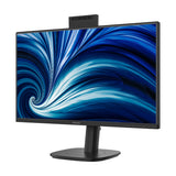 Philips 24b2n3200jh 00 23.8 monitor (zwart, vga, hdmi, displayport, usb-c, webcam, 120 hz)