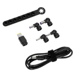 Targus 90W Legacy-Zubehörset (Gleichstromkabel zur Spitze + 5 Spitzen + Aufbewahrungshalter) Adapter (Schwarz, für Dockingstationen)