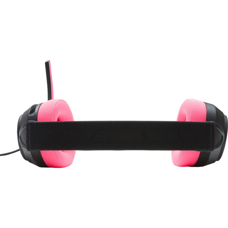 Powera Lucidsound LS10 Kabelgebundenes Gaming-Headset – Midnight Branding Over-Ear-Gaming-Headset (Schwarz Pink, Playstation 5, Playstation 4, Xbox Series X|s, Xbox One, PC, Mobil)