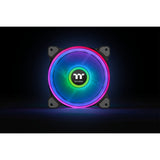 Thermaltake riing quad 14 rgb radiator fan tt premium edition single fan pack case fan (zwart, 140 x 140 x 25 mm)