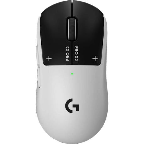 Logitech pro x2 superstrike wireless gaming muis (wit zwart, 100 - 44.000 dpi)
