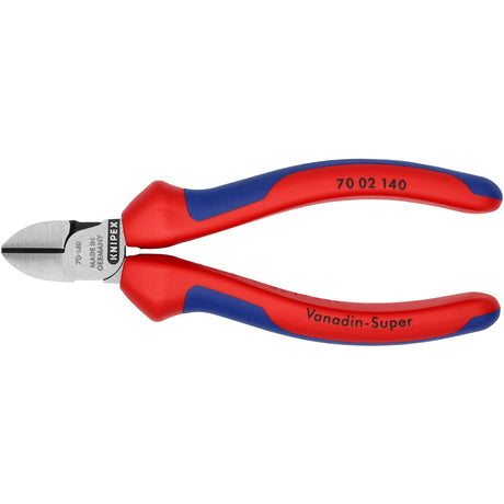 Knipex Seitenschneider 70 02 140 Schneidzange (rot blau)