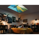 Viewsonic Smart LED tragbarer Projektor mit Harman Kardon Lautsprechern (Schwarz, HDMI, Audio, WLAN, Bluetooth)