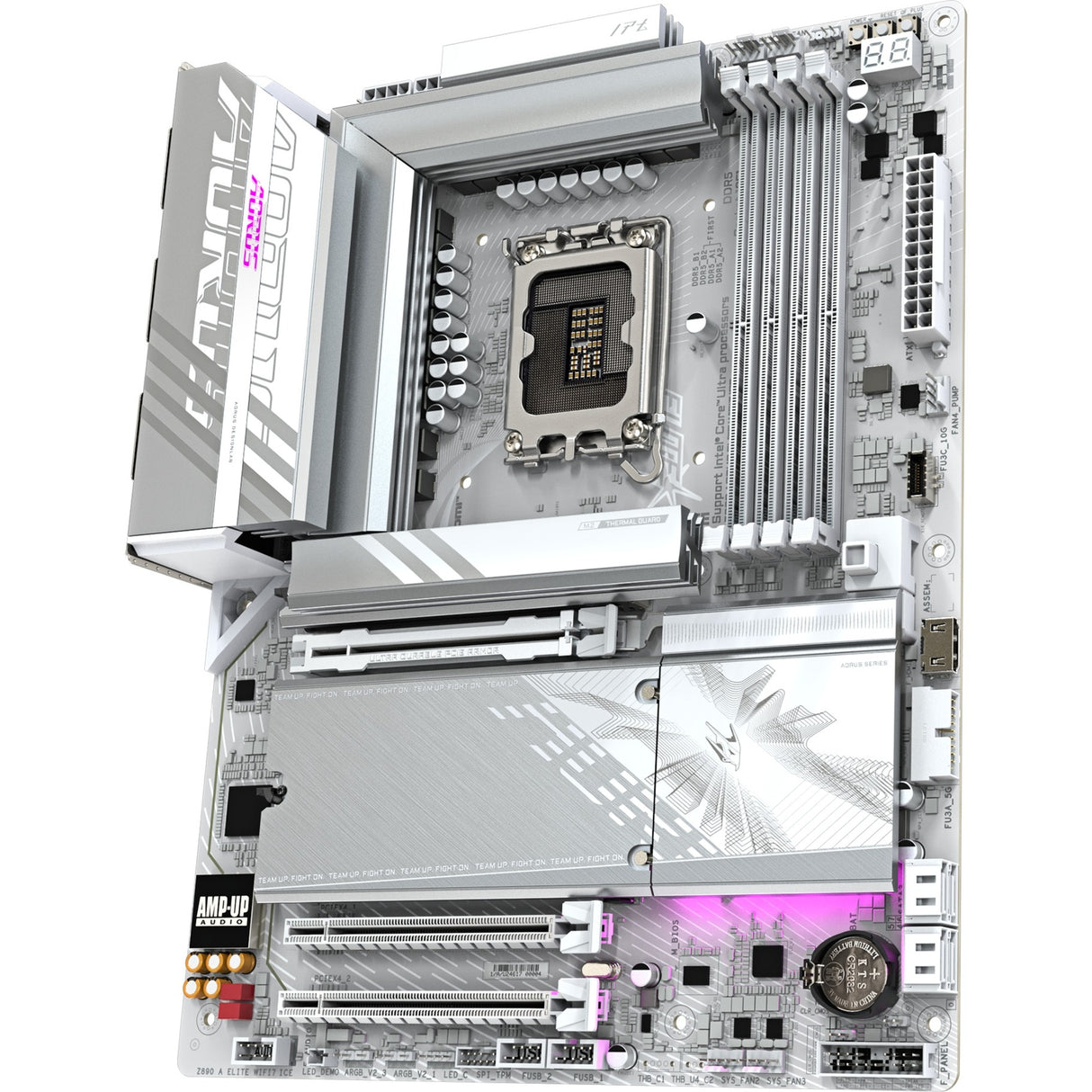 Gigabyte Z890 A Elite WF7 Ice, ATX, LGA1851, Intel® Core™ Ultra, 4x DDR5, 2,5 GBE, Wi-Fi 7, USB4