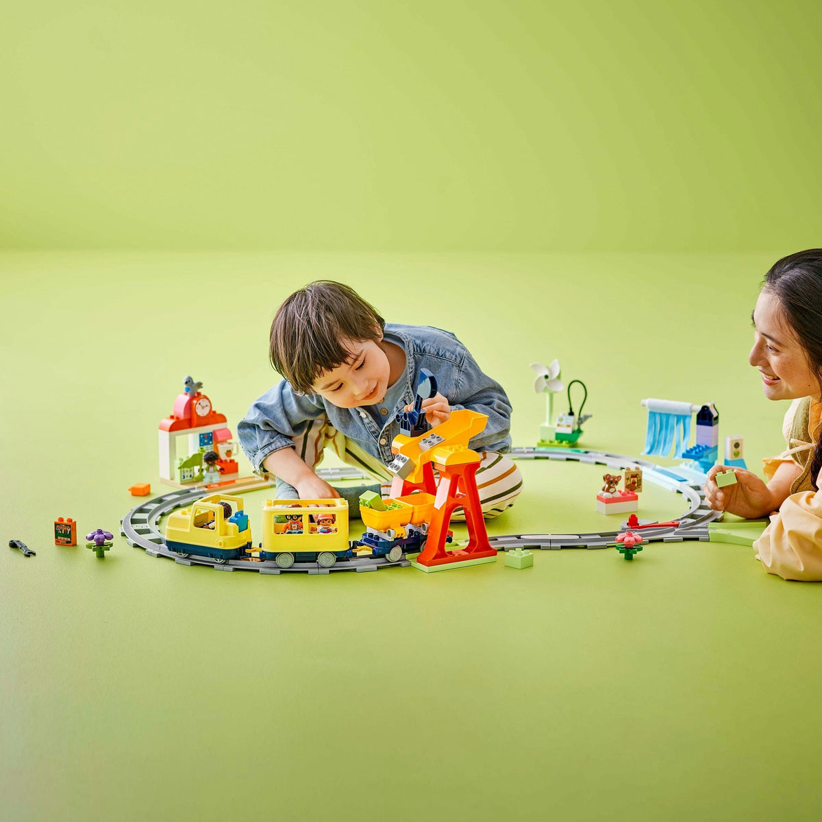 Lego Duplo Town 10428 großer interaktiver Nachbarschaftszug