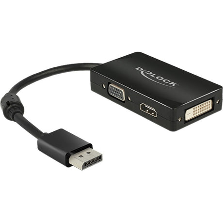 Delock Display Port > VGA HDMI DVI Adapter (schwarz)