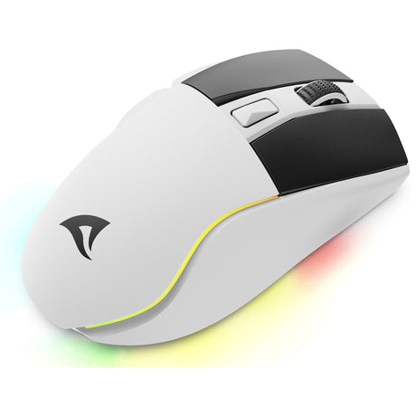 Sharkoon Skiller SGM50W Gaming-Maus (weiß, 400–6400 dpi, RGB-LEDs)