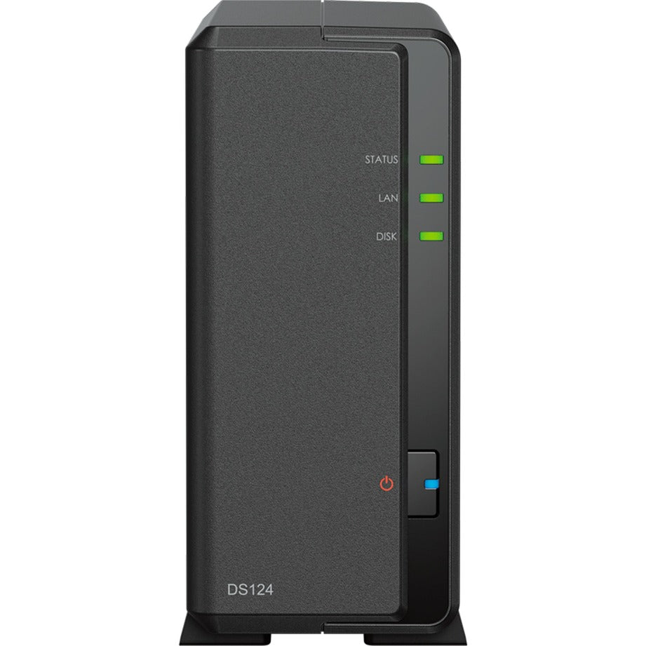 Synology Diskstation DS124 NAS (schwarz, USB-A 3.2 (5 GBit s))