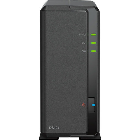 Synology Diskstation DS124 NAS (schwarz, USB-A 3.2 (5 GBit s))