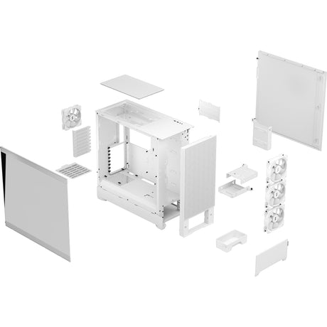 Fractal Design Pop XL Air RGB Big Tower Gehäuse (weiß | 2x USB-A | RGB | gehärtetes Glas)
