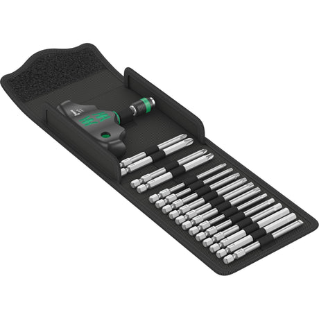 Wera Kraftform Kompakt 400, 17-teiliger Steckschlüssel (schwarz grün)