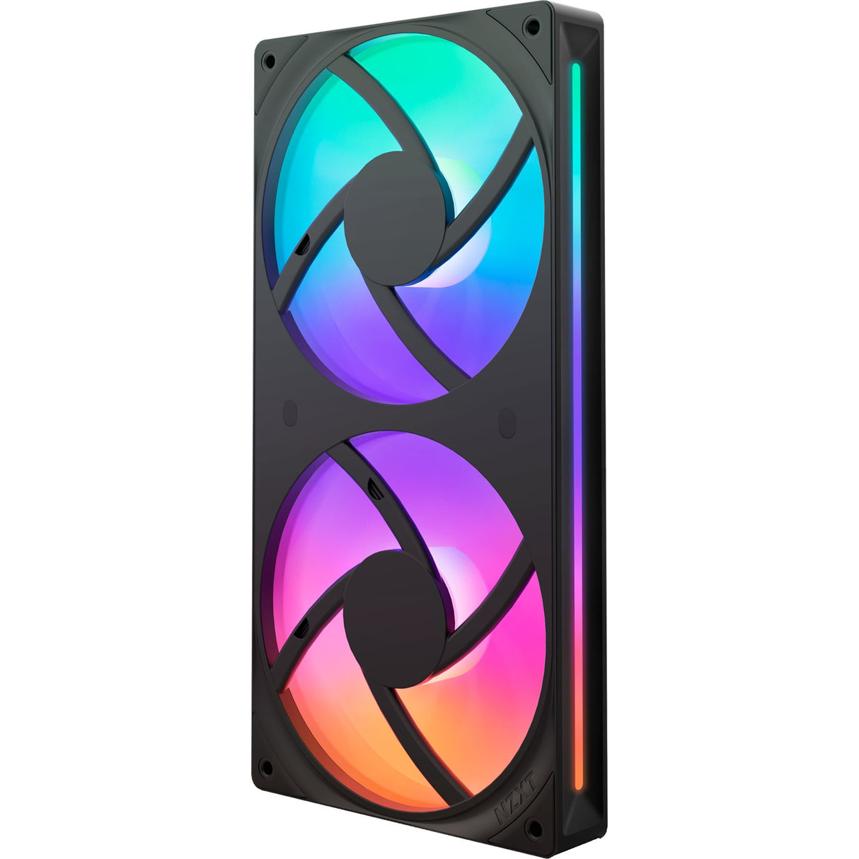 Nzxt f240 RGB Core Gehäuselüfter (schwarz, 2 Stück, 240 x 120 x 26 mm)