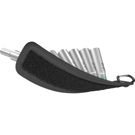 Wera Belt A Deep 1 Steckschlüsselsatz, 1 4 Steckschlüssel (schwarz, 9-teilig)