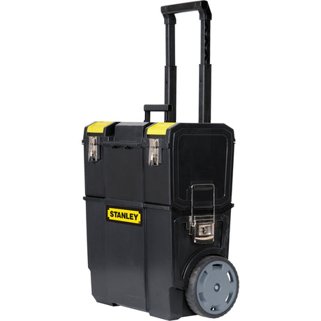 Stanley mobiles Workcenter 2-in-1 Werkzeugkasten (schwarz gelb)