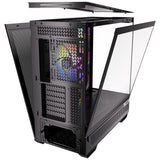 Antec c7 argb Midi-Tower-Gehäuse (schwarz | 2x USB-A | 1x USB-C | gehärtetes Glas)