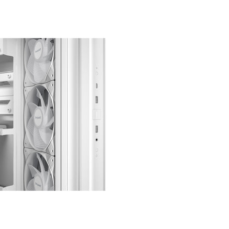 Be quiet! light base 500 lx midi tower behuizing (wit | 2x usb-a | 1x usb-c | rgb | window)