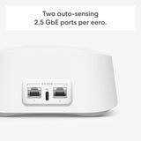 Eero 7 mesh wifi system, 3 stuks mesh router (wit)