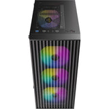 Antec Ax27 RGB Elite Midi-Tower-Gehäuse (schwarz | 3x USB-A | gehärtetes Glas)