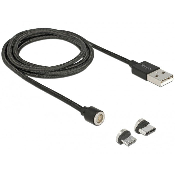 Delock Magnetic USB -Daten und Ladekabel für Mikroset