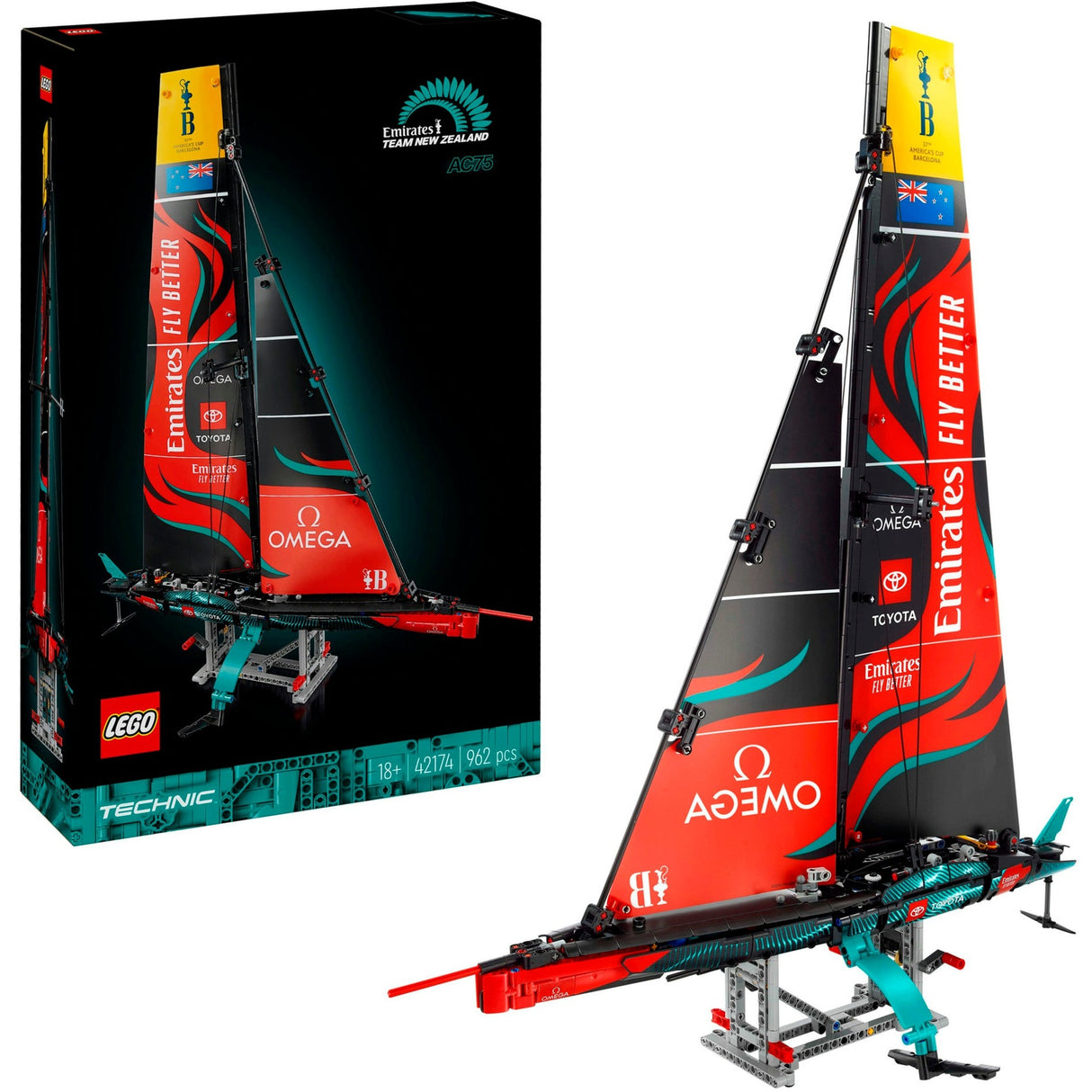 Lego Technic 42174 Emirates Team New Zealand AC75 Yacht