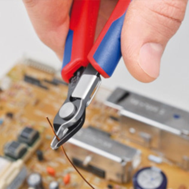 Knipex 7871125 Super-Knips Präzisions-Seitenschneider – Elektronik – 125 mm