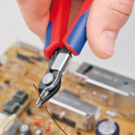 Knipex 7871125 Super-Knips Präzisions-Seitenschneider – Elektronik – 125 mm