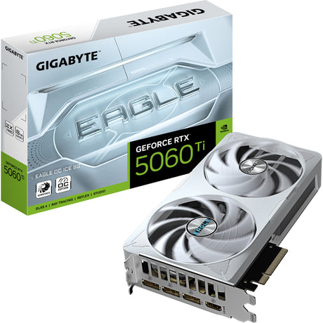 Gigabyte GeForce RTX 5060 Ti Eagle OC Ice 8G Grafikkarte (3x Display Port, 1x HDMI)