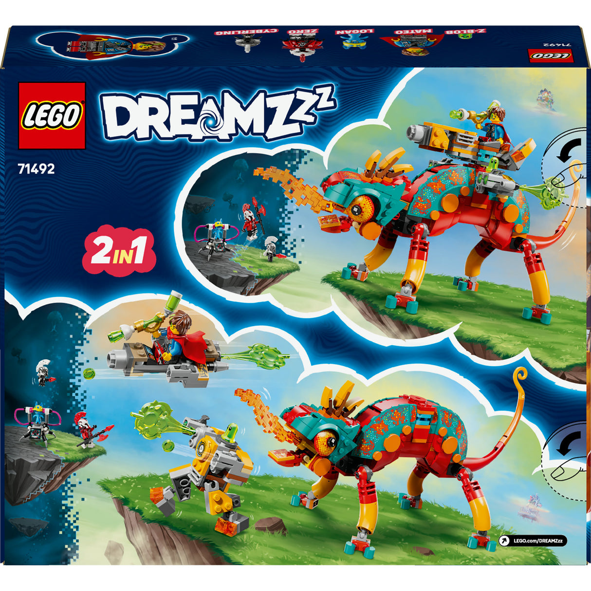 Lego Dreamzzz 71492 Mateos Feuerchamäleon
