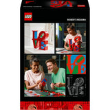 Lego Art Love Wohnaccessoire Dekoration Bausatz für Erwachsene, Valentinstagsgeschenk – 31214