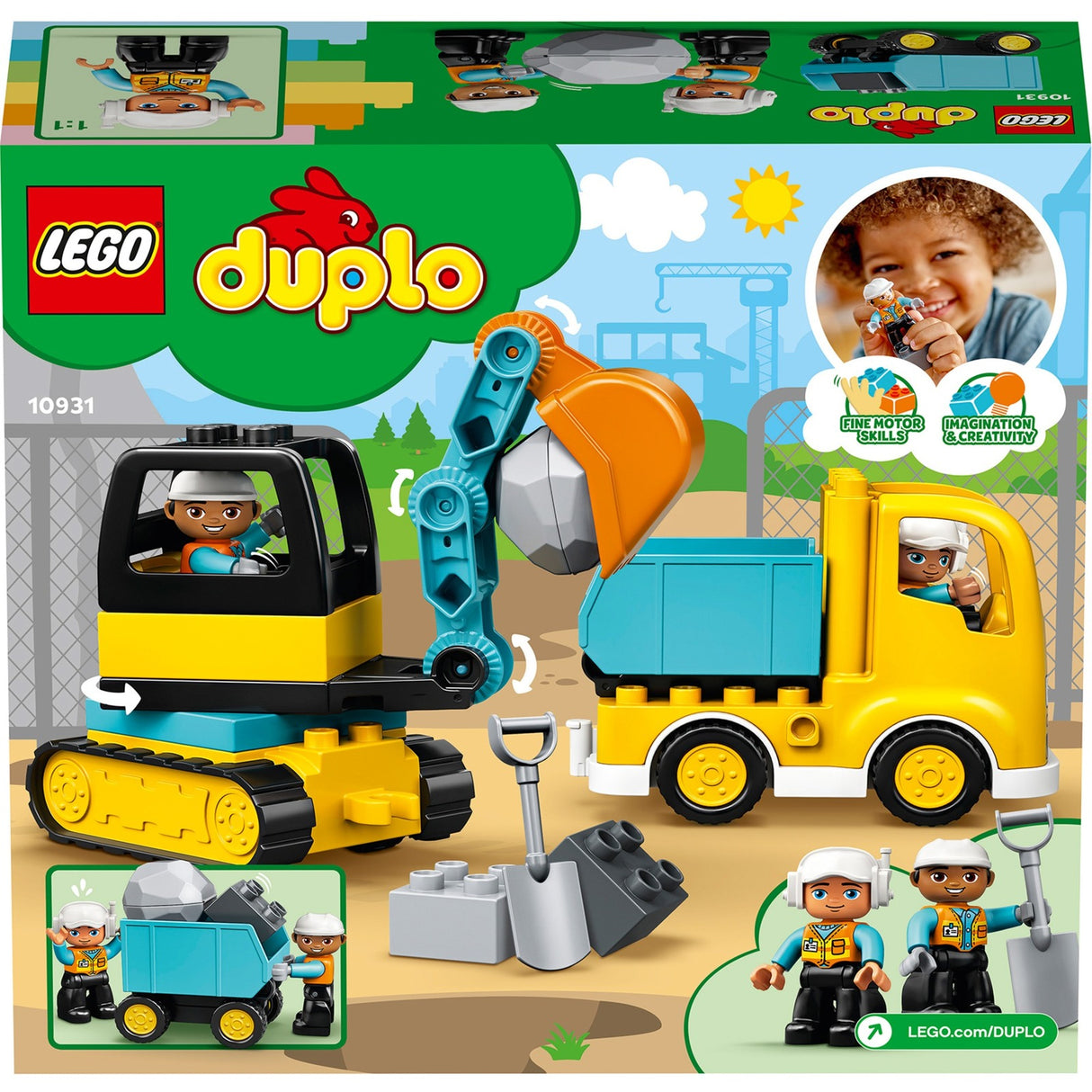 LEGO 10931 Duplo Truck Bagger mit Raupen