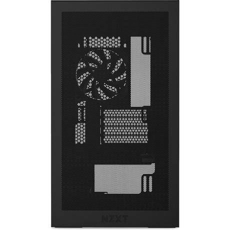 Nzxt h3 flow Midi-Tower-Gehäuse (schwarz (matt) | 1x USB-A | 1x USB-C | gehärtetes Glas)