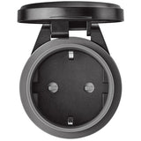 Click-on-Click-off AGC-3500 kompakter Outdoor-Stecker, schwarz