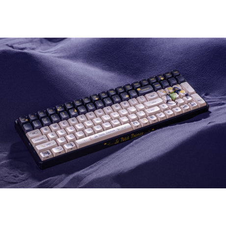Iqunix F97 Starry Tryst RGB mechanische Gaming-Tastatur (dunkelblau, US-Layout (QWERTY), Iqunix Little Prince, 96 %, RGB-LEDs, Hot-Swap-fähig, PBT, 2,4 GHz | Bluetooth 5.1 | USB-C)