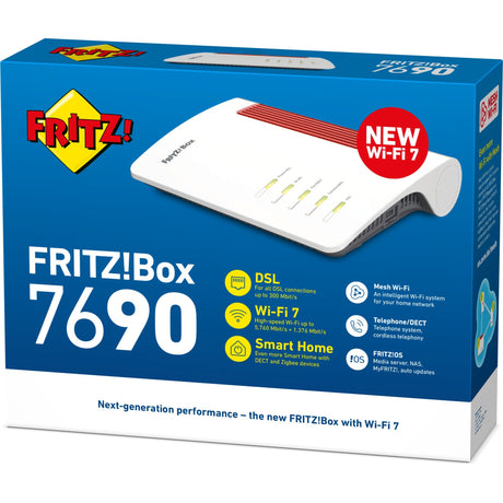 Fritz! Box 7690 Edition internationaler Mesh-Router (weiß)