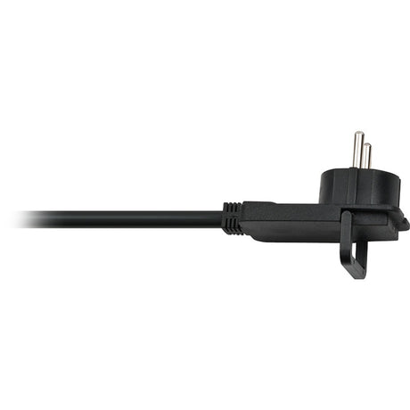 Brennerstuhl Comfort-Line Plus Steckdose mit Flachstecker 4x schwarz 2m h05vv-f 3g1,5 - 1153100100