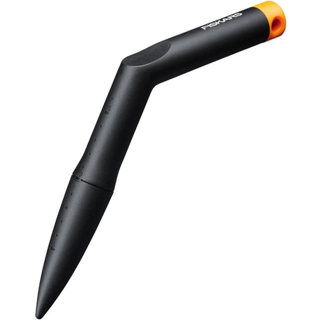 Fiskars Blumenzwiebelpflanzgefäß aus massivem Pflanzenstab (schwarzorange)