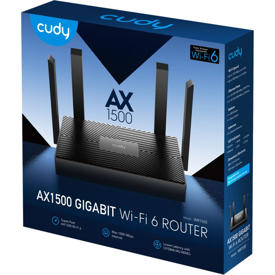 Cudy Ax1500 Gigabit-WLAN-6-Router
